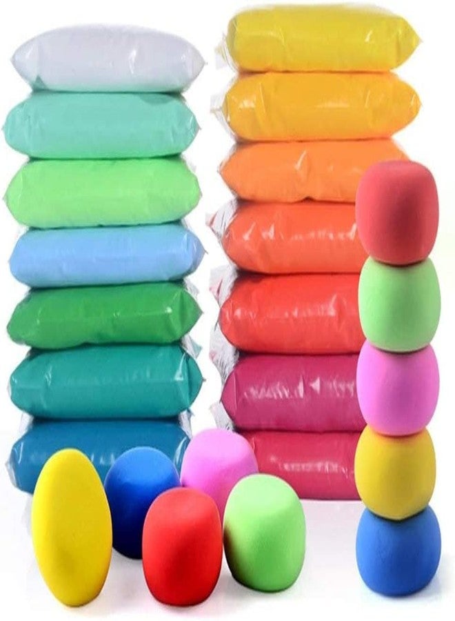 Eclet (Pack of 12) Air Dry Clay, Colorful Children Soft Clay, Creative Art Crafts, Gifts for Kids-Multi Color. Non-Toxic Modeling Magic Fluffy Foam Bouncing Clay Putty Kit for Kids with Tools .56 - Image 1